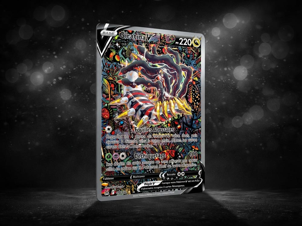 Giratina 186/196 vue de côté