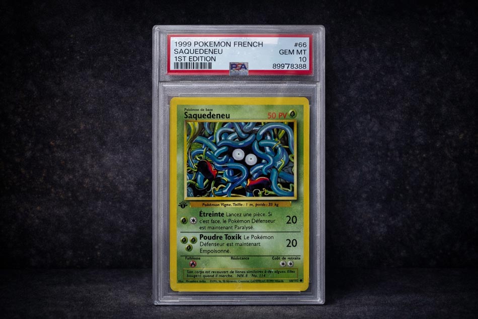 Gradation de cartes Pokémon