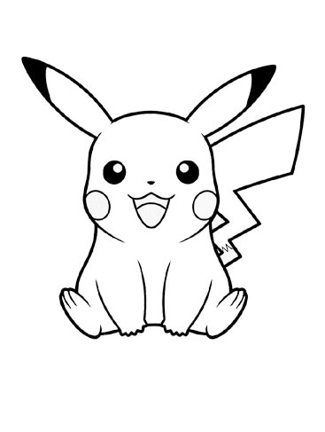 Coloriage Pikachu