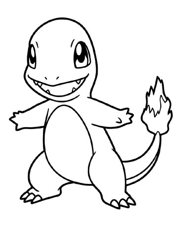 Coloriage Salamèche