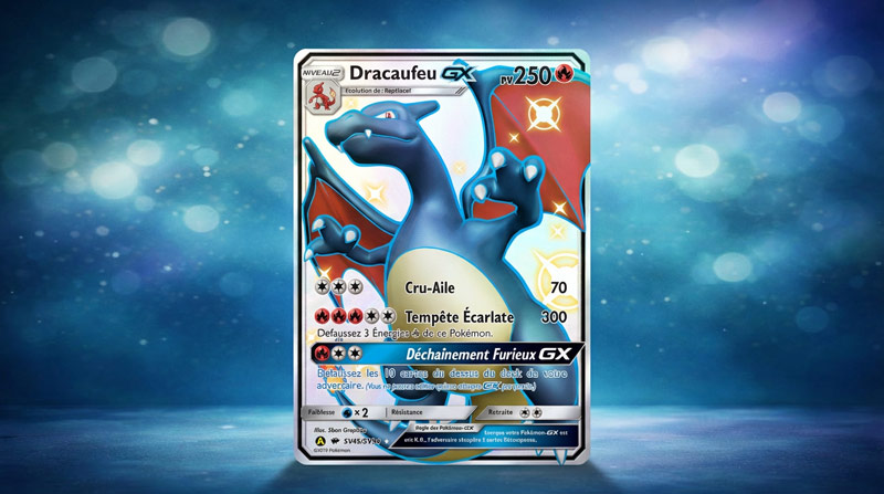 Carte Pokémon Dracaufeu GX Shiny SV49/SV94 - Destinées Occultes - FR 