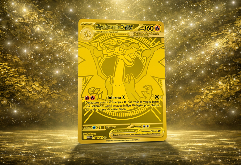 MHR - Pokemon - Flammes Fantasmagoriques - Méga-Dracaufeu X ex 130/94