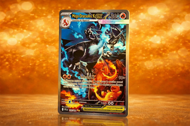 ISR - Pokemon - Flammes Fantasmagoriques - Méga-Dracaufeu X ex 125/94