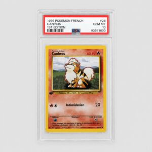 Caninos 28/102 Set de Base Édition 1 PSA 10 FR
