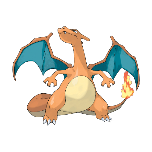 Dracaufeu en couleurs