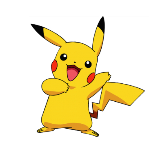 Pikachu en couleurs