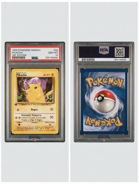Pikachu 58/102 Édition 1 PSA 10 FR – Cert. 105146459 – Image 2
