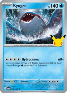 Kyogre 019/128 — 30ᵉ Anniversaire