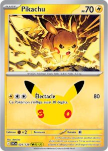Pikachu 024/128 — 30ᵉ Anniversaire
