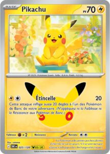 Pikachu 025/128 — 30ᵉ Anniversaire