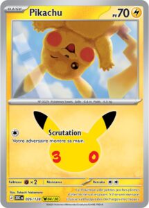 Pikachu 026/128 — 30ᵉ Anniversaire