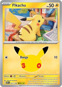 Pikachu 031/128 — 30ᵉ Anniversaire