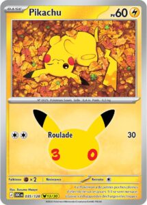 Pikachu 035/128 — 30ᵉ Anniversaire