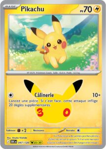 Pikachu 047/128 — 30ᵉ Anniversaire
