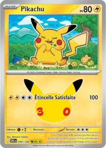 Pikachu 050/128 — 30ᵉ Anniversaire