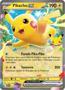Pikachu-ex 053/128 — 30ᵉ Anniversaire
