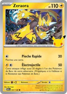 Zeraora 057/128 — 30ᵉ Anniversaire