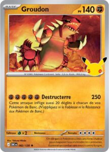 Groudon 082/128 — 30ᵉ Anniversaire