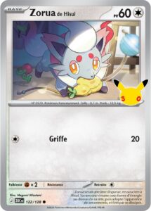 Zorua de Hisui 122/128 — 30ᵉ Anniversaire