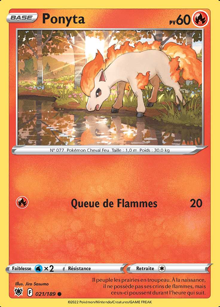 Ponyta 021/189 — Astres Radieux