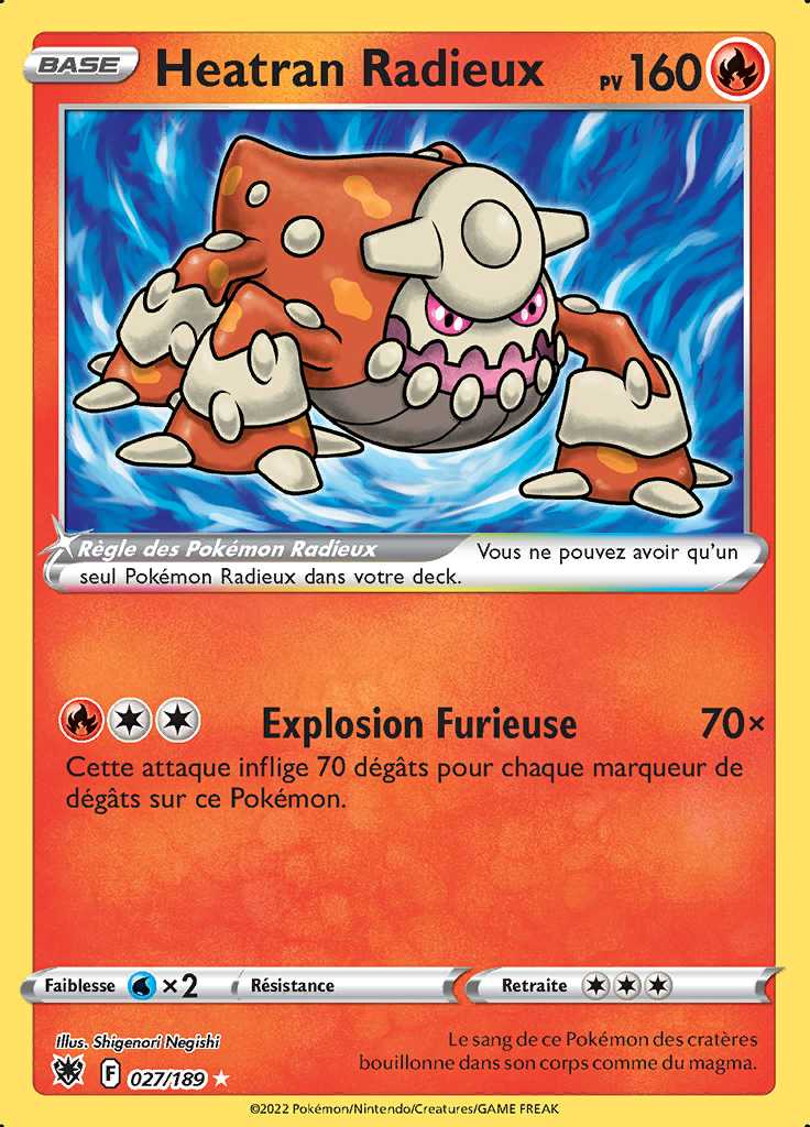 Heatran Radieux 027/189 — Astres Radieux