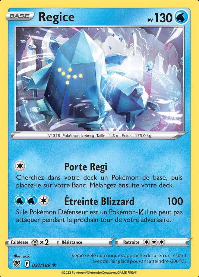 Regice 037/189 — Astres Radieux
