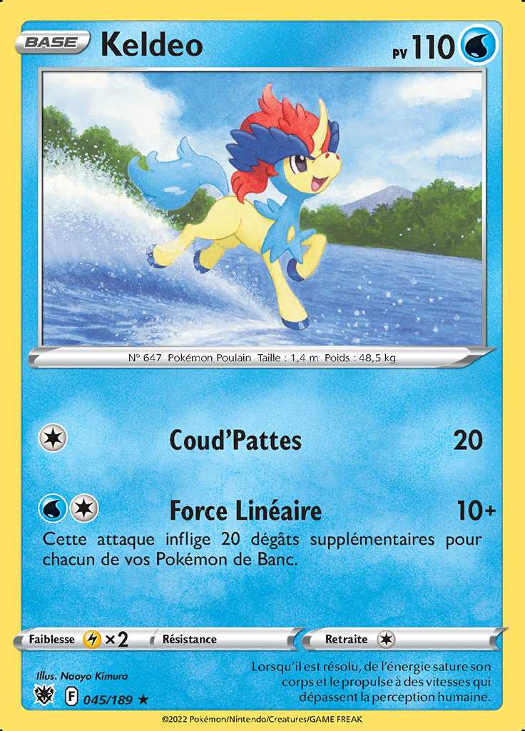 Keldeo 045/189 — Astres Radieux