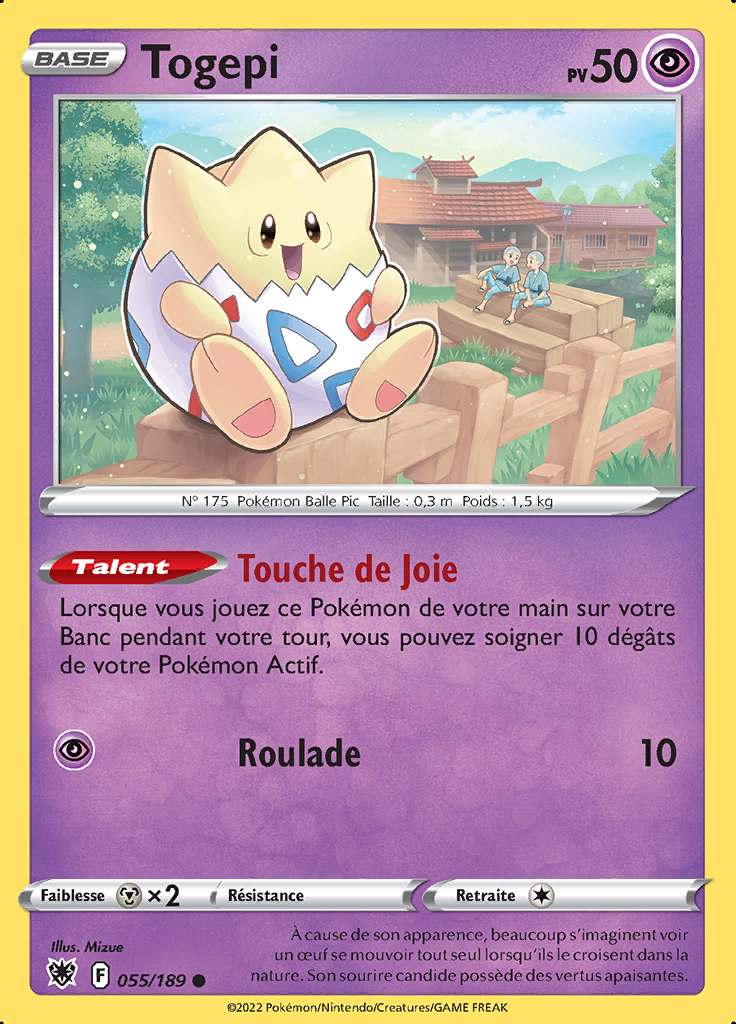 Togepi 055/189 — Astres Radieux