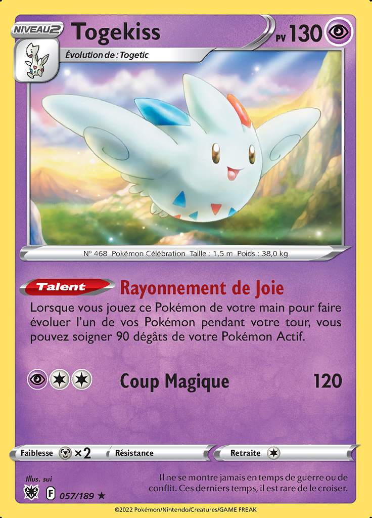 Togekiss 057/189 — Astres Radieux