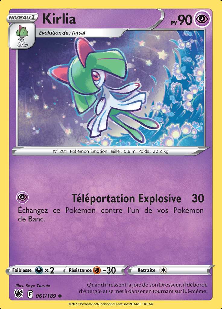 Kirlia 061/189 — Astres Radieux