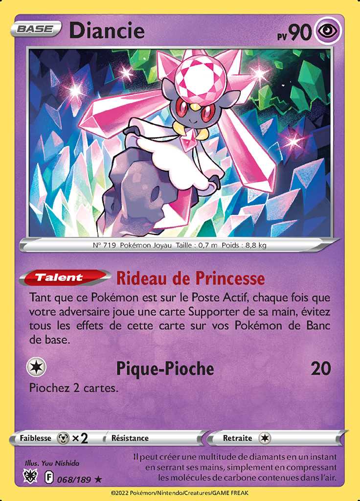 Diancie 068/189 — Astres Radieux