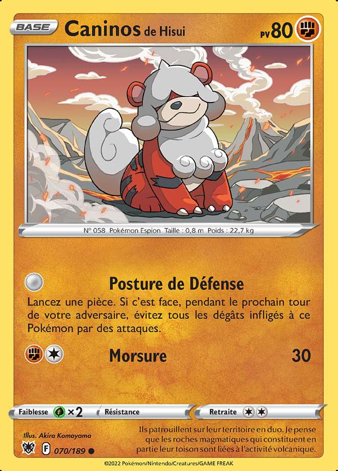 Caninos de Hisui 070/189 — Astres Radieux