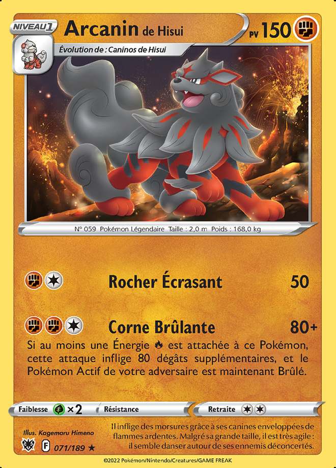 Arcanin de Hisui 071/189 — Astres Radieux
