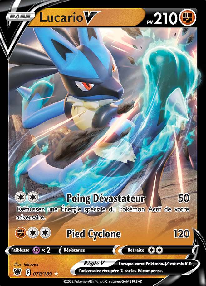 Lucario V 078/189 — Astres Radieux