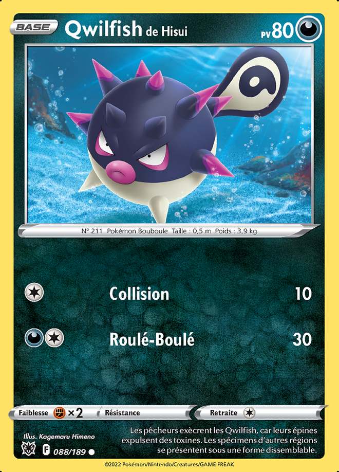 Qwilfish de Hisui 088/189 — Astres Radieux