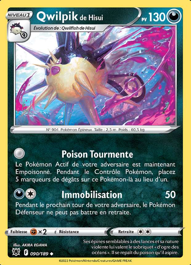 Qwilpik de Hisui 090/189 — Astres Radieux