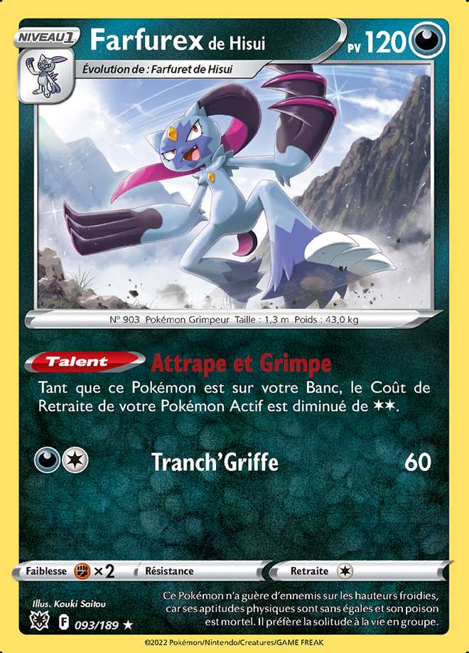 Farfurex de Hisui 093/189 — Astres Radieux