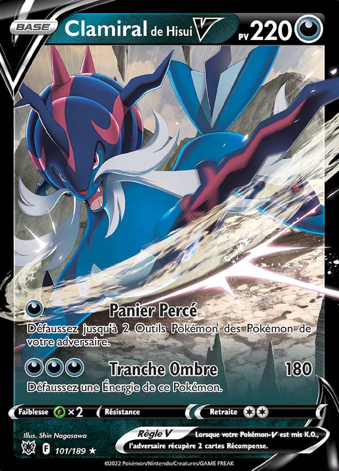 Clamiral de Hisui V 101/189 — Astres Radieux