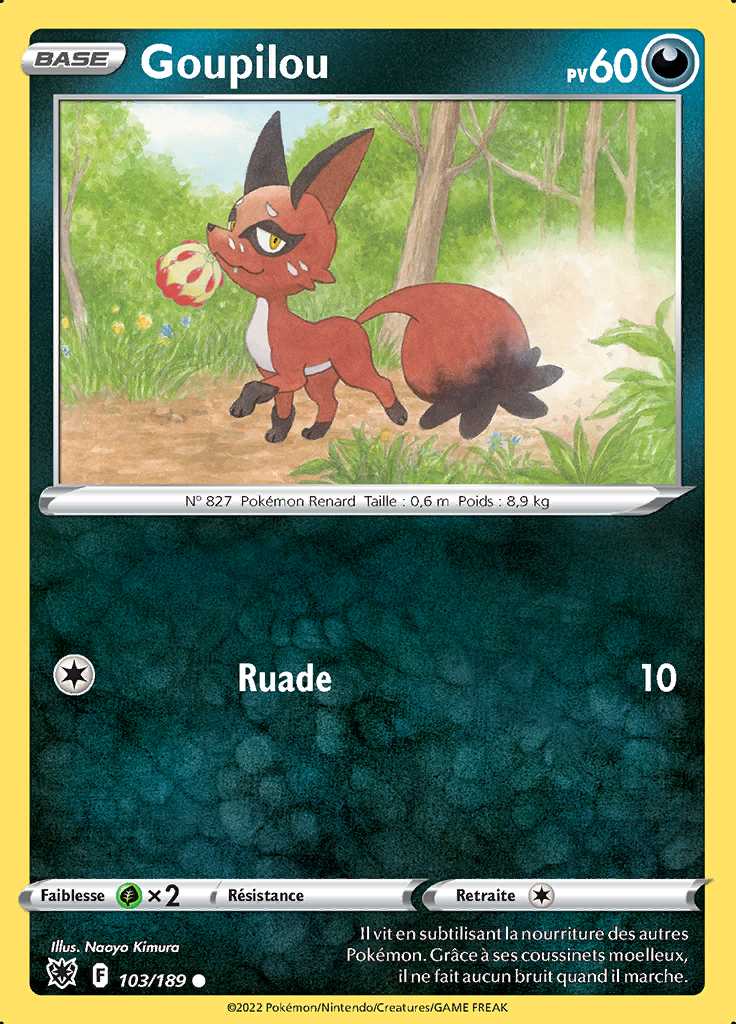 Goupilou 103/189 — Astres Radieux