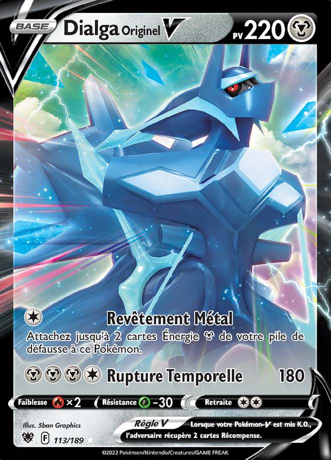 Dialga Originel V 113/189 — Astres Radieux