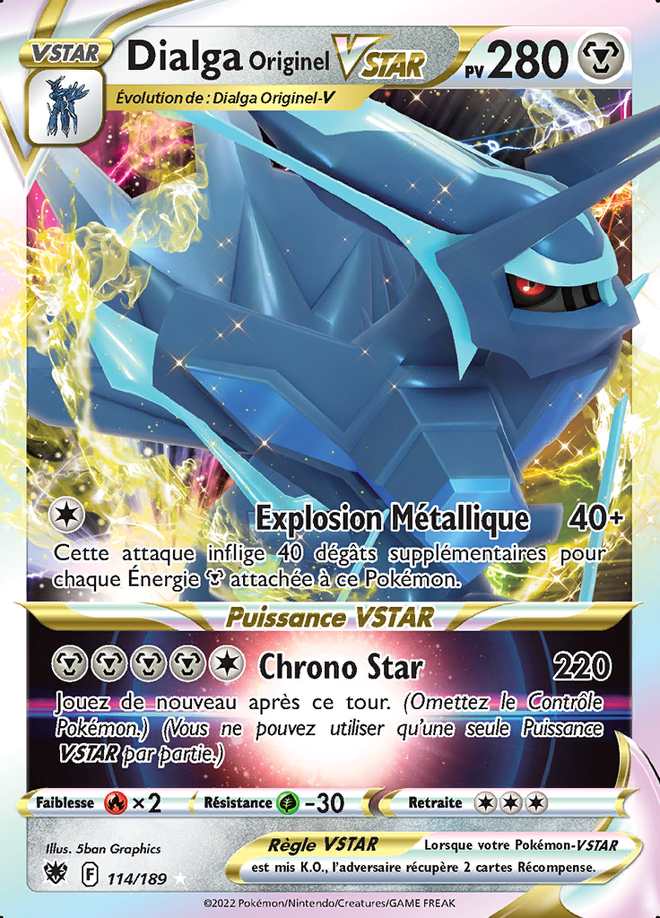 Dialga Originel VSTAR 114/189 — Astres Radieux