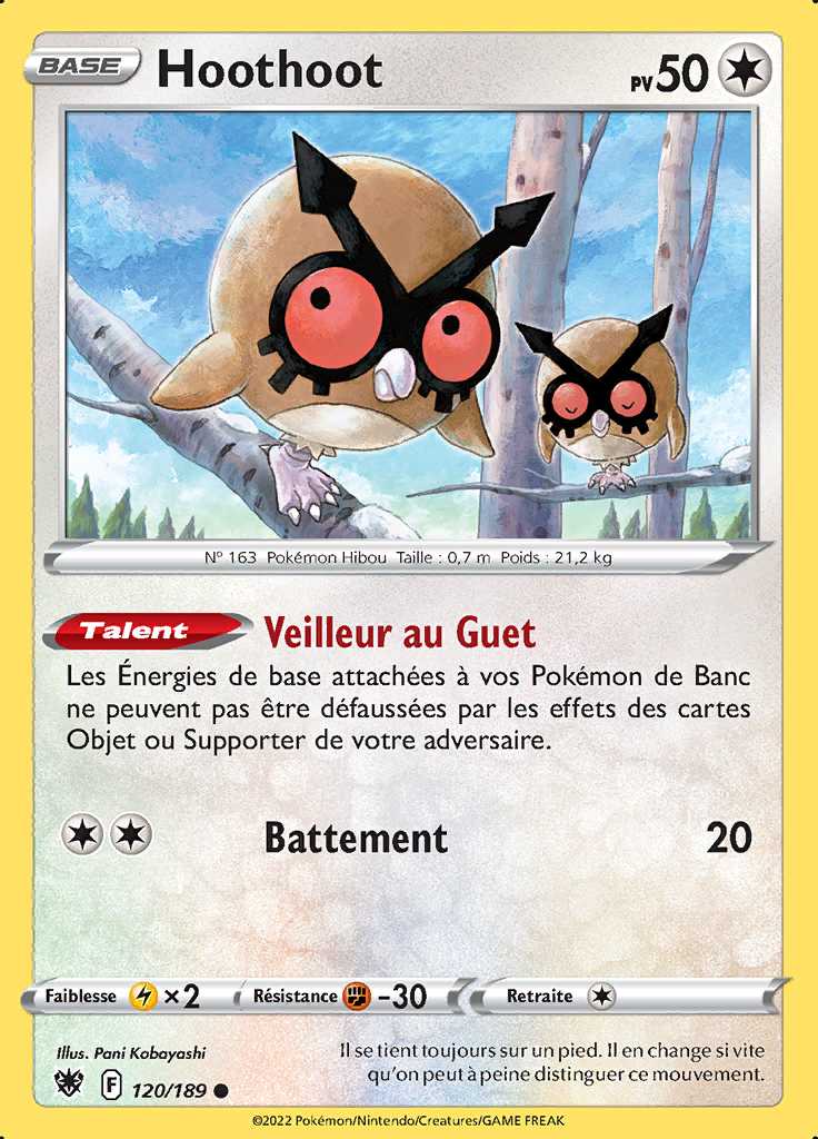 Hoothoot 120/189 — Astres Radieux