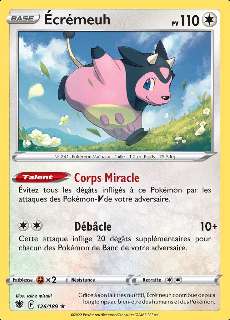 Écrémeuh 126/189 — Astres Radieux