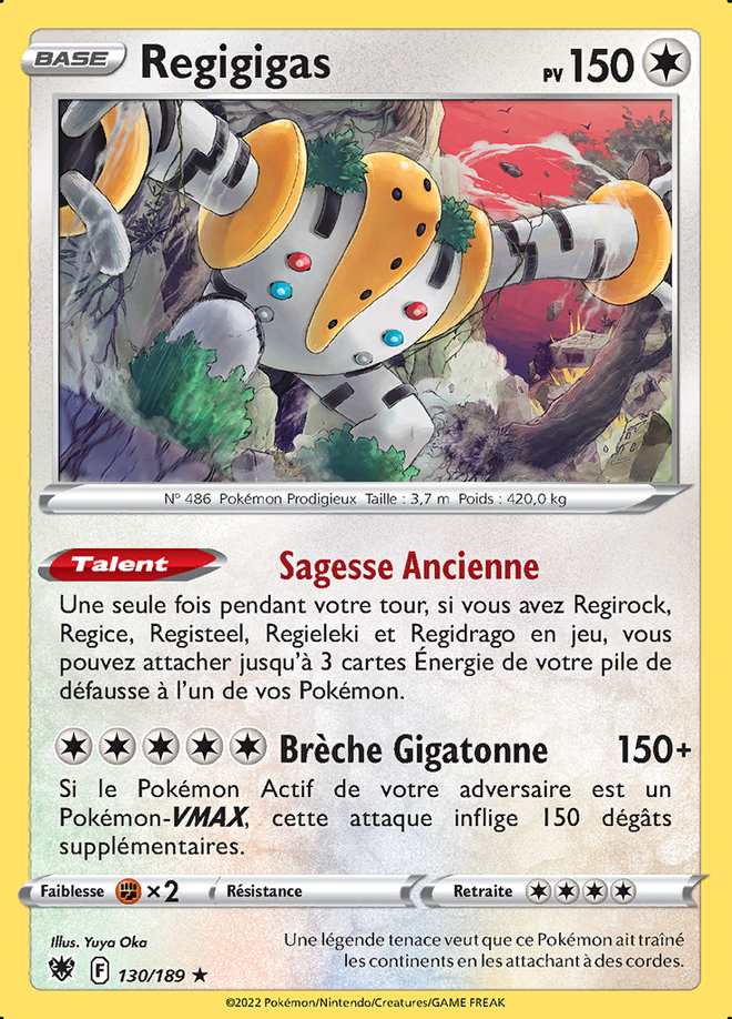 Regigigas 130/189 — Astres Radieux