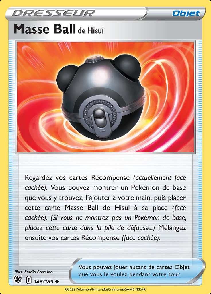 Masse Ball de Hisui 146/189 — Astres Radieux