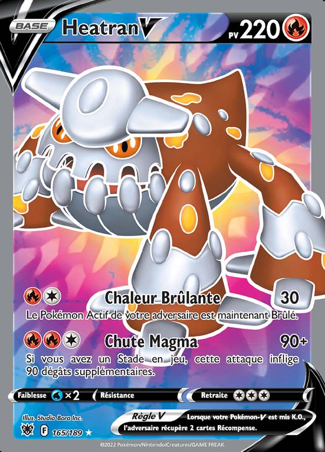 Heatran V 165/189 — Astres Radieux