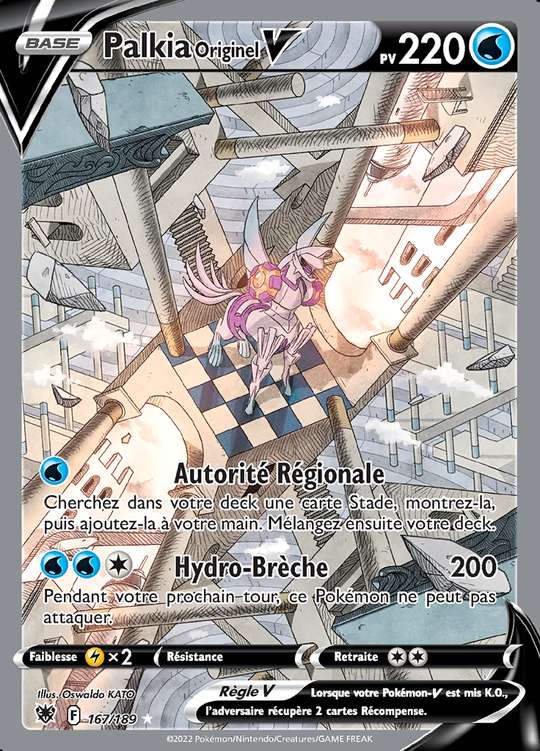 Palkia Originel V 167/189 — Astres Radieux