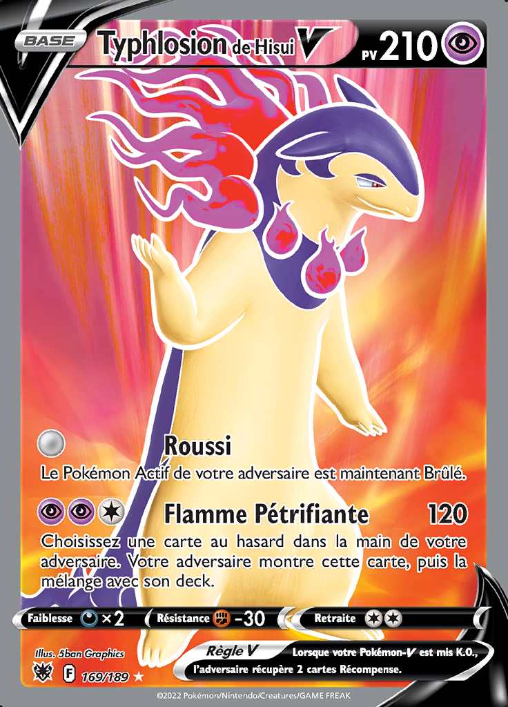 Typhlosion de Hisui V 169/189 — Astres Radieux