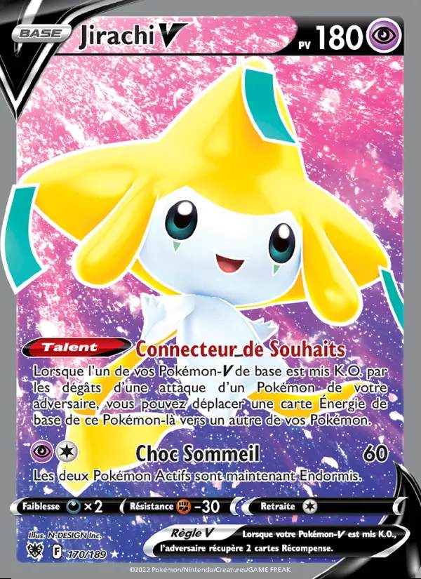 Jirachi V 170/189 — Astres Radieux