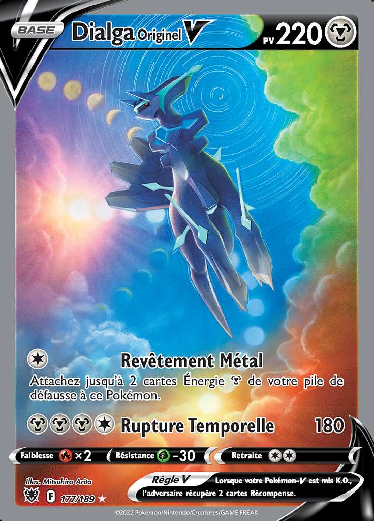 Dialga Originel V 177/189 — Astres Radieux